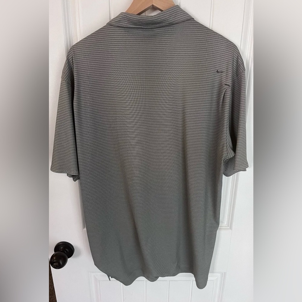 Tiger Woods Platinum Collection Nike Dri Fit Golf Polo Shirt Mens XL